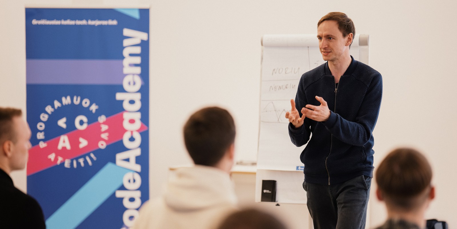 CodeAcademy paskaita